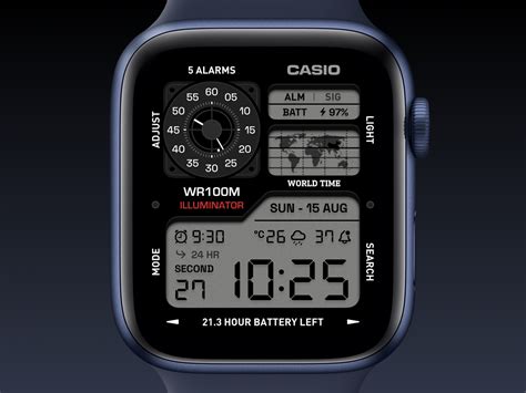 fake apple watch casio face|apple watch clock faces free.